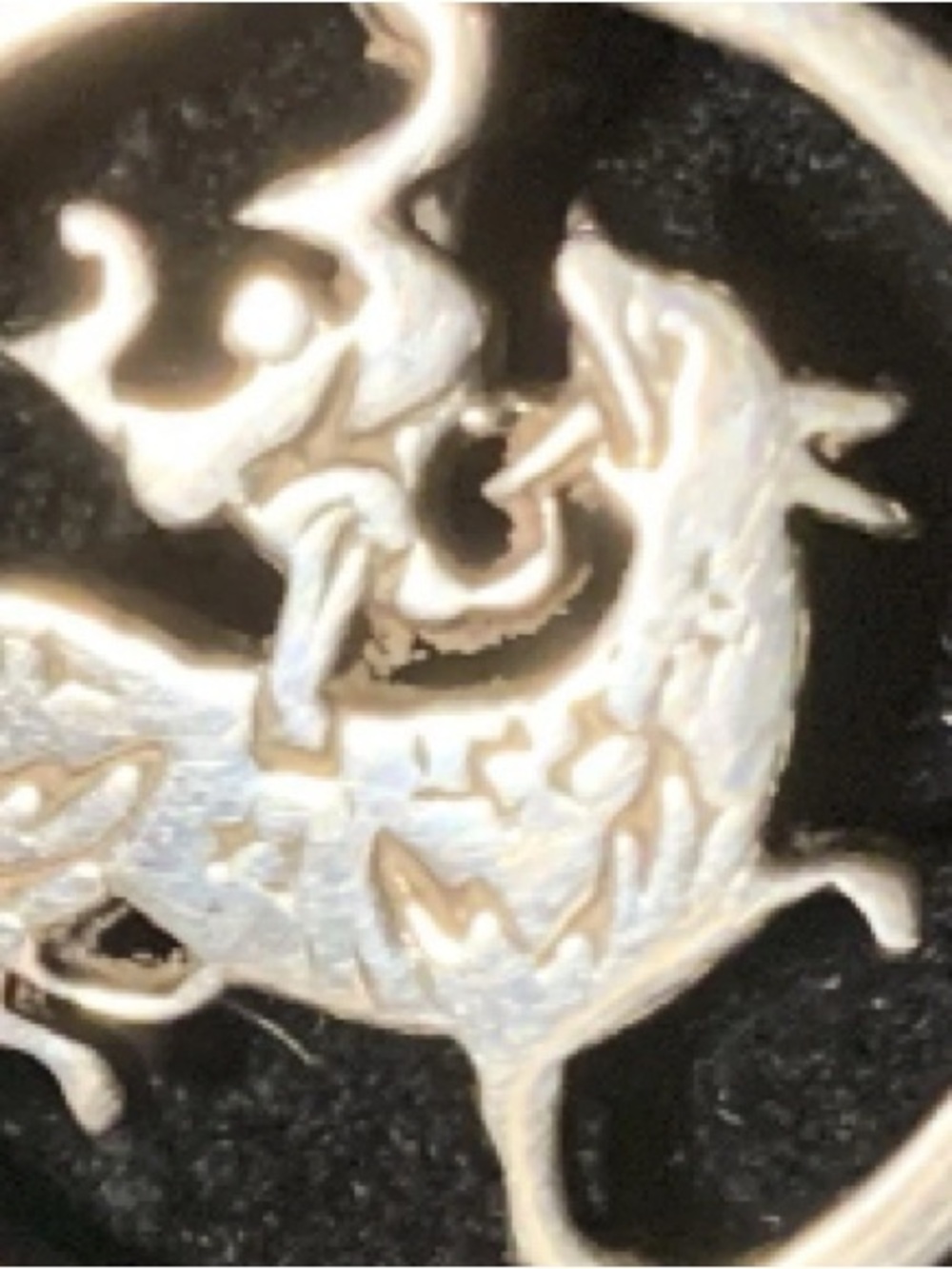 Maeshowe Dragon Pendant Sterling VTG - W/box Ortak Scotland - Celtic - Viking - Picture 7 of 10